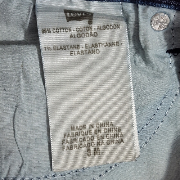 Levi's ripped low rise skinny jean Size 3M - Picture 4 of 7